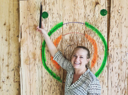 Axe-throwing Team Event